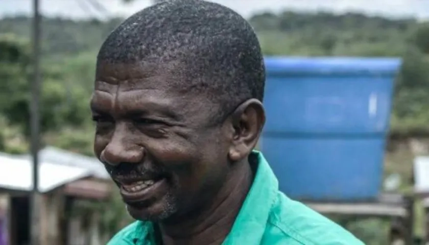 El líder social Temístocles Machado.