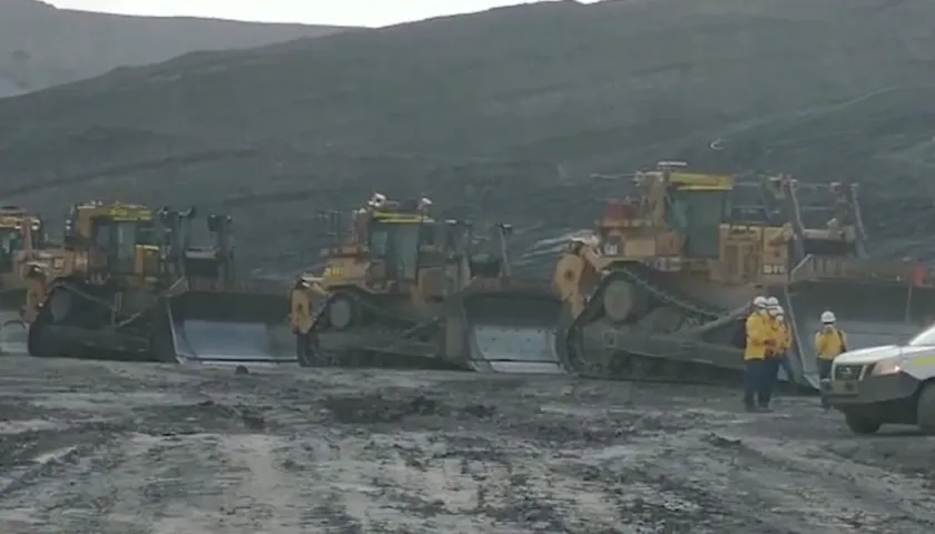 Parálisis laboral en El Cerrejón.