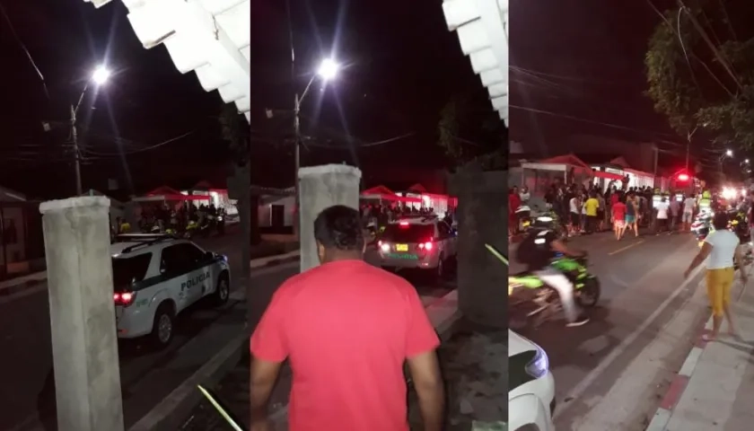 Imágenes tras la balacera en La Manga.