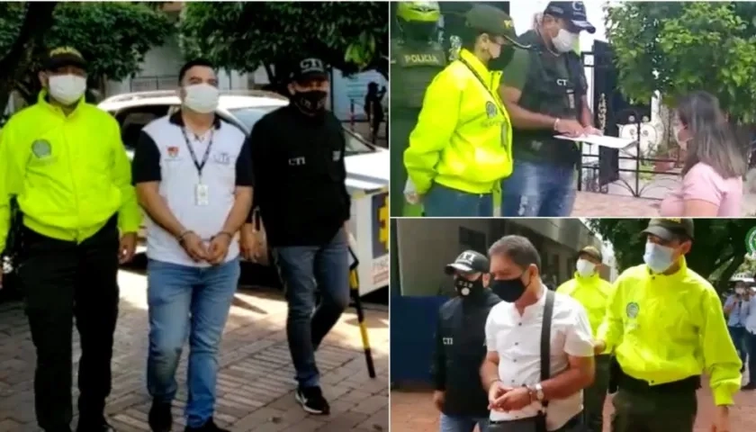Los capturados en el caso de la Alcaldía de Yopal.