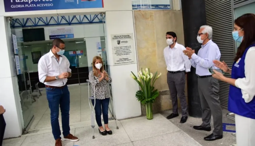 Oficina de Pasaportes llevará el nombre de Gloria Plata Acevedo.