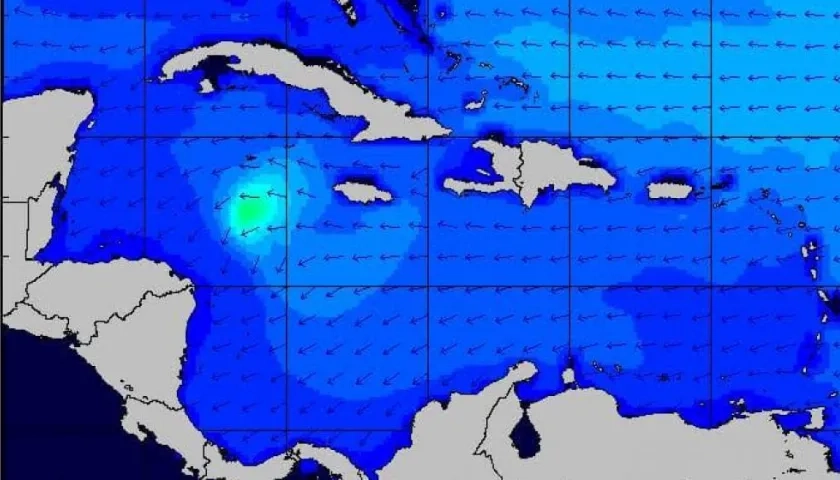 Tormenta Tropical Nana en el Caribe.