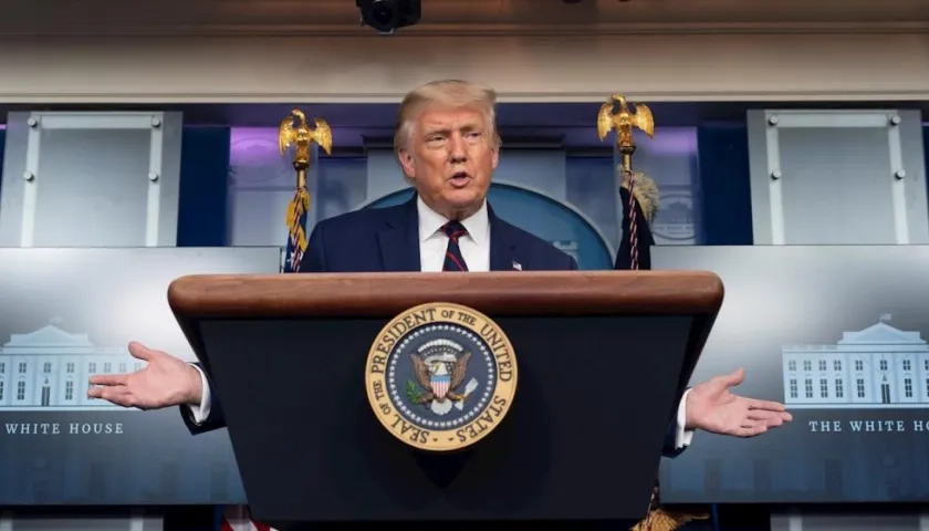 Donald Trump, presidente de Estados Unidos.