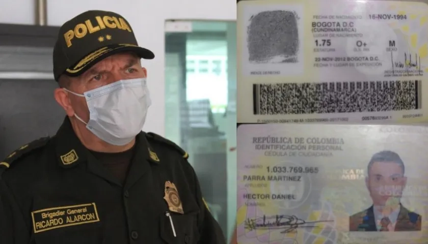 General Alarcón y la identidad falsa de Deimer Díaz.