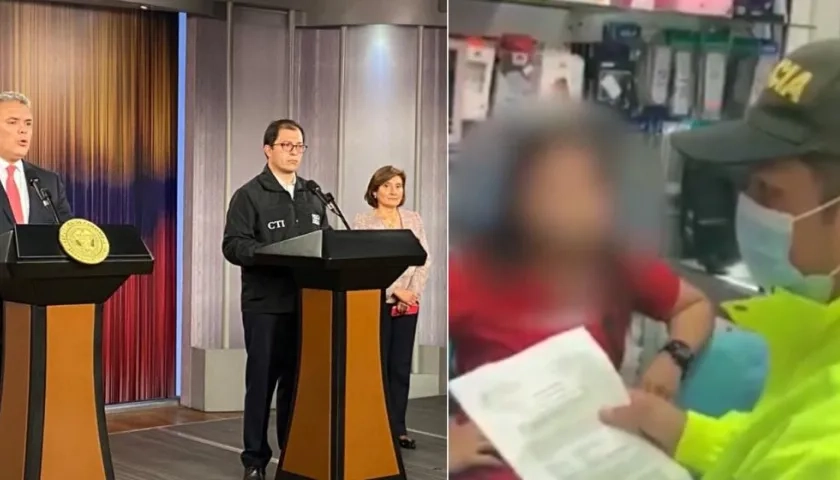 Presidente hizo el anuncio de la captura de alias 'Maritza' en Popayán.