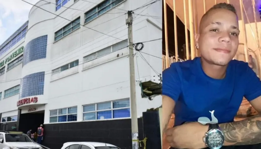 Jeison Andrés Montaño Reina falleció en la Clínica Porvenir.