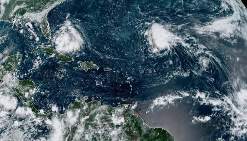 Sally, la tormenta tropical que se forma en el Caribe