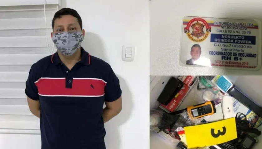 Norberto Quiroga Poveda, alias '5.5'.