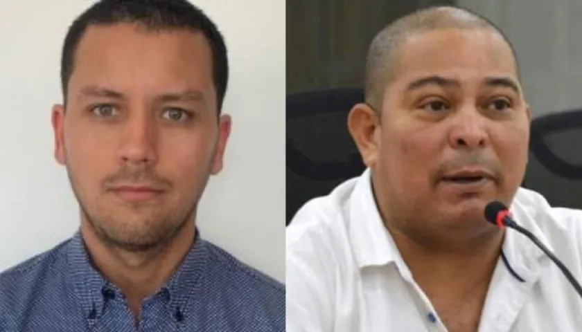 Contralor (e) Jorge Guevara Gómez y Concejal Juan Ospino.