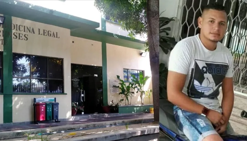 El cuerpo de Luis Alfredo Gutiérrez Arroyo fue llevado a Medicina Legal.