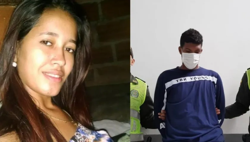 Katiuska Rángel, mujer muerta; y Aldair Carreño, agresor. 