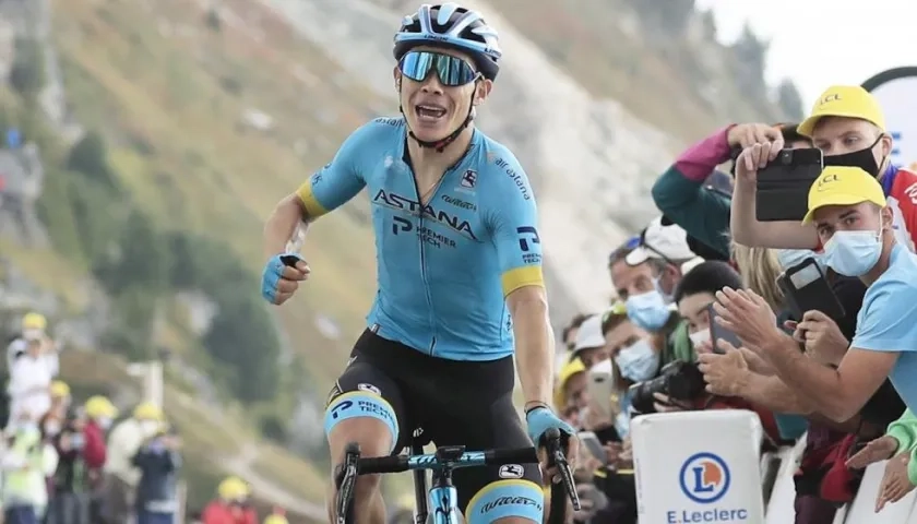 Miguel Ángel 'Superman' López, ciclista colombiano. 