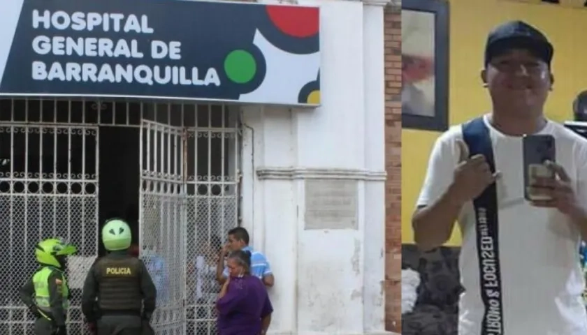 Eliécer Vizcaíno Meza falleció en el Hospital General de Barranquilla. 