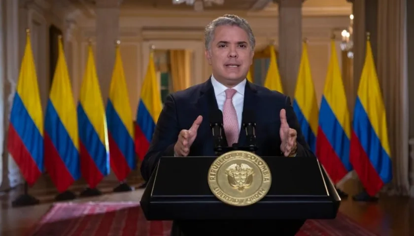 El Presidente de la República, Iván Duque.