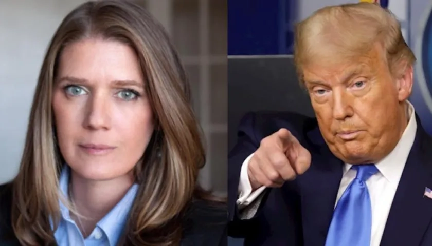 Mary L. Trump y Donald Trump.