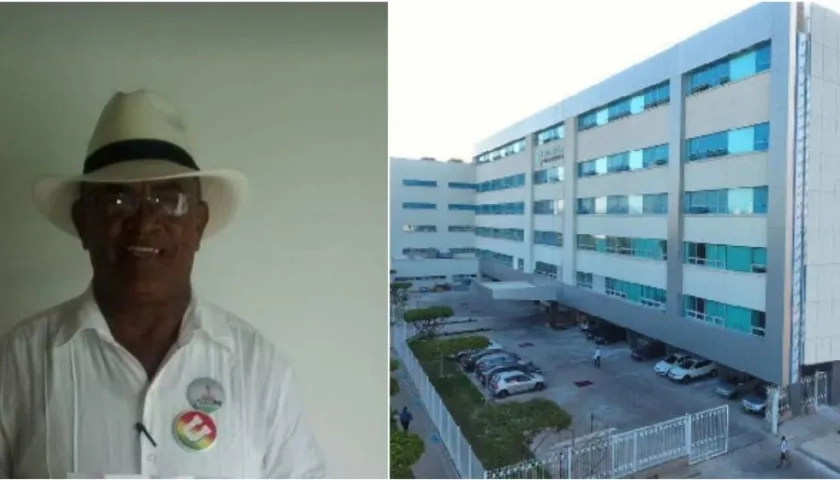 Roiser Martínez y clínica de Valledupar.