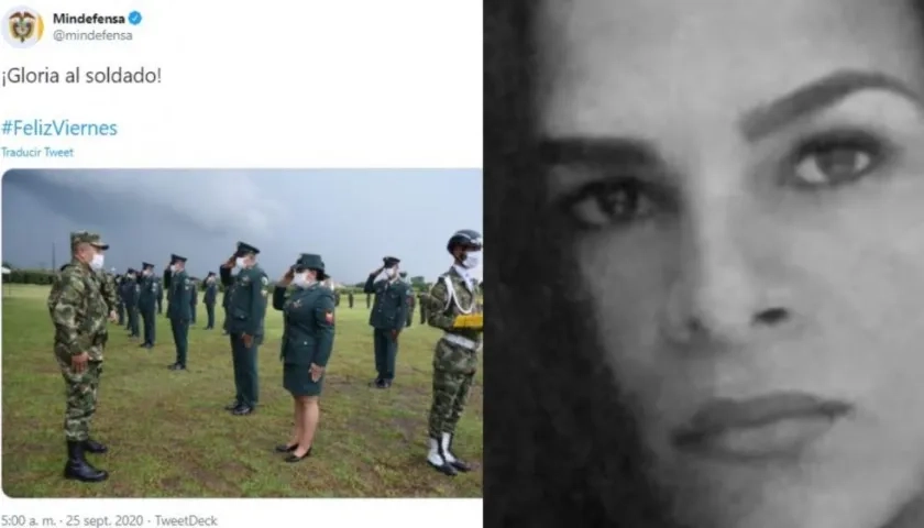 El irrespetuoso trino y Juliana Giraldo Galvis.