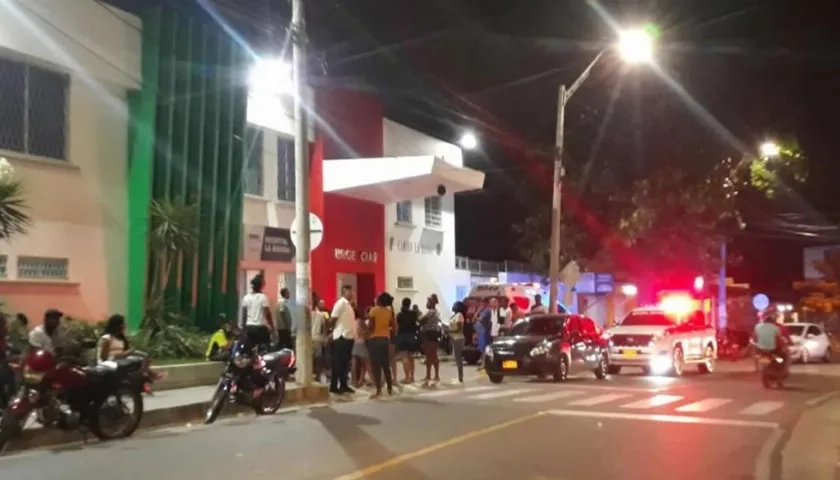 La víctima fue llevada en primera instancia al Camino La Manga.