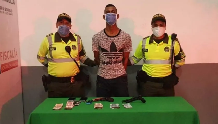 William Jesús Polo Anaya, capturado. 