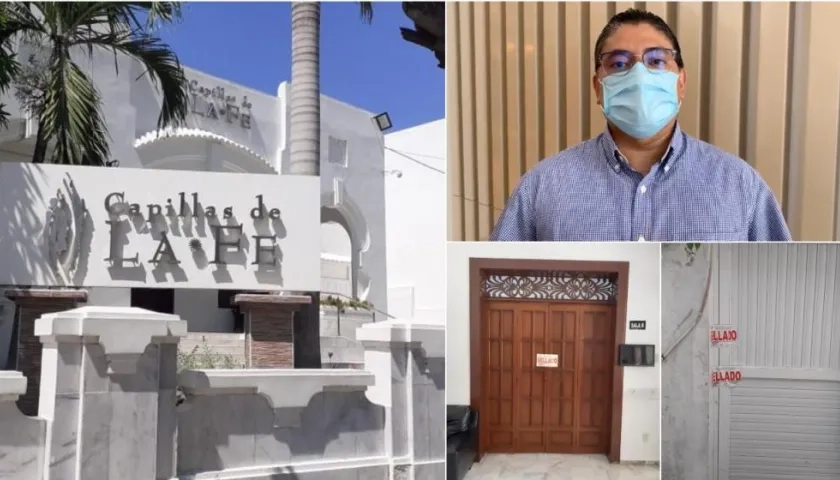 El secretario de Salud, Humberto Mendoza, indicó que Capillas de la Fe incumplió protocolos de bioseguridad.