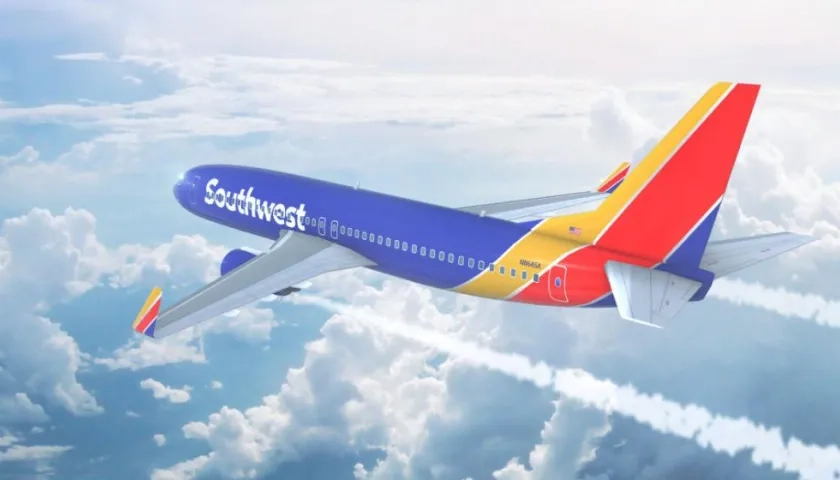 Avión de Southwest Airlines