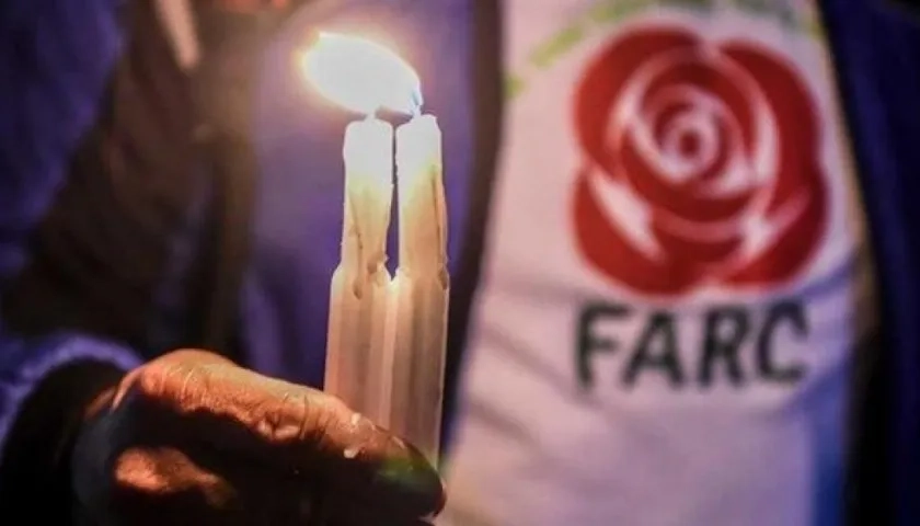 Ilustración de duelo en FARC.