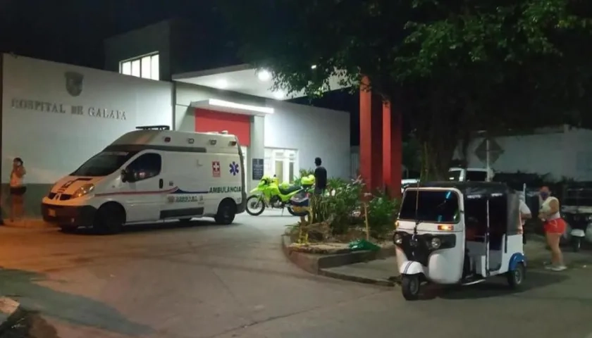 El hombre fue auxiliado y trasladado al Hospital de Galapa.