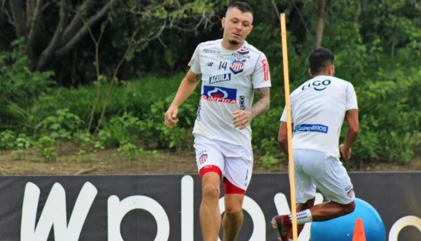 Leonardo Pico durante un entrenamiento. 