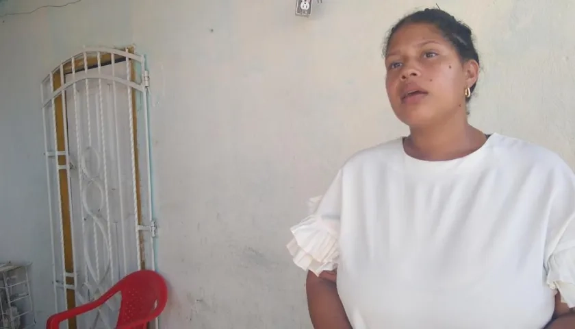 Vanessa Andreína Gómez Villanueva, madre de María Belén.