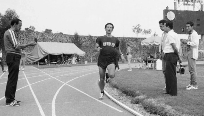 El atleta colombiano Álvaro Mejía.