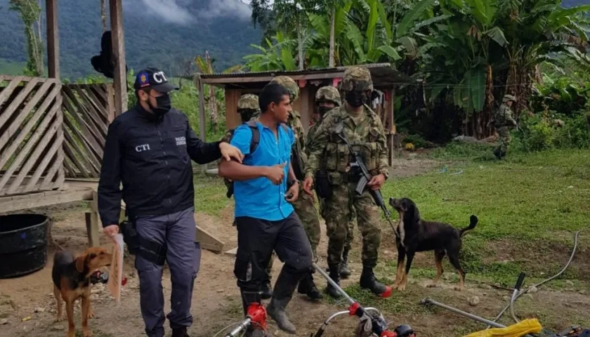 Yhon Edison Sarmiento Reyes, alias Yhon Negro, capturado.