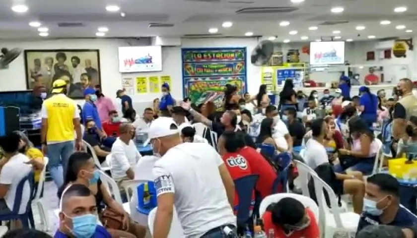 La Estación en la noche del 16 de enero de 2021.