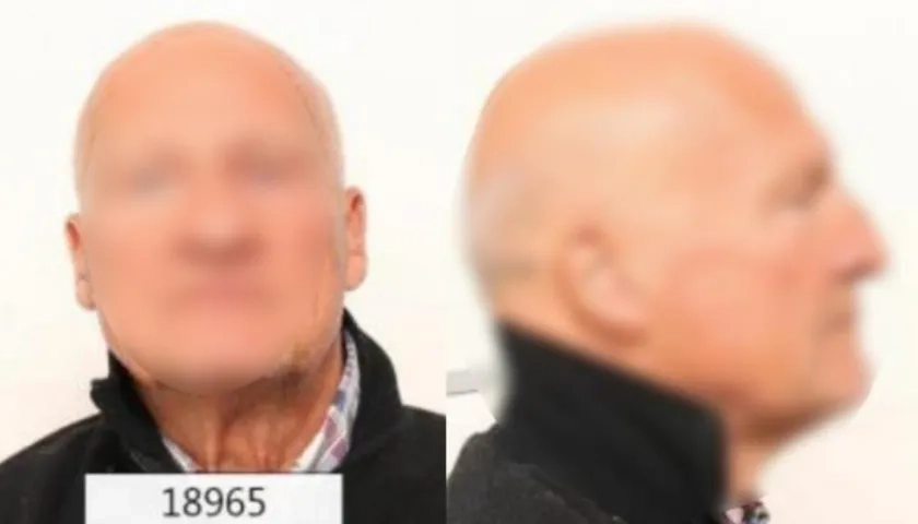 Imágenes del capturado.