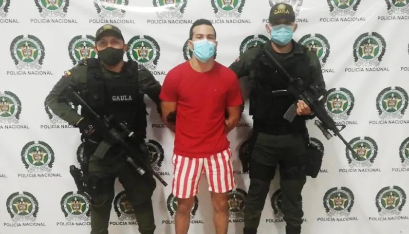 Dody Alfonso Delaytz Villa, capturado por extorsión.