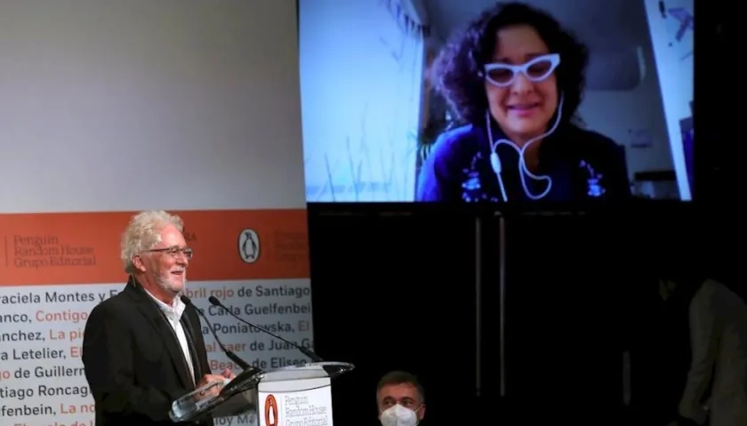 El presidente del jurado del XXIV Premio Alfaguara de novela 2021, el escritor colombiano Héctor Abad Faciolince.