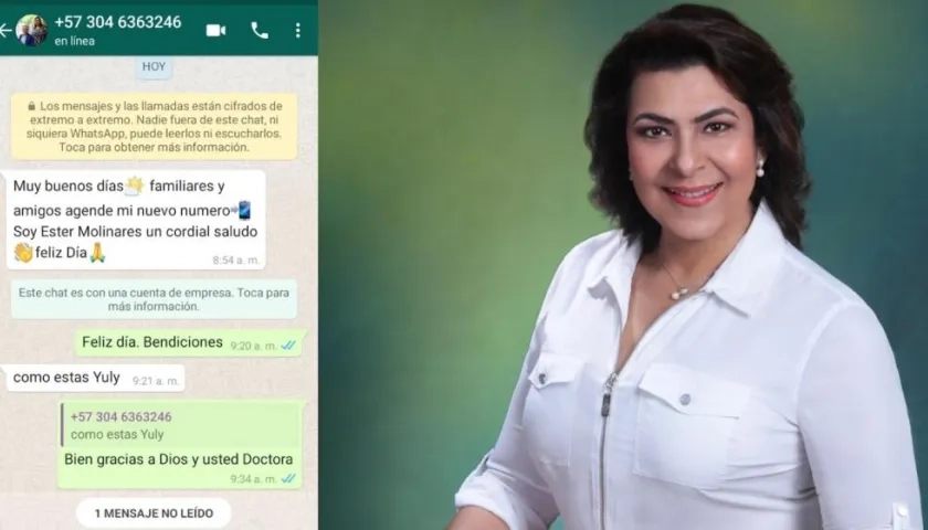 Esther Molinares, exconcejal de Barranquilla.