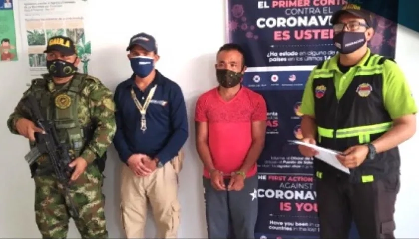 El sargento venezolano que fue expulsado.