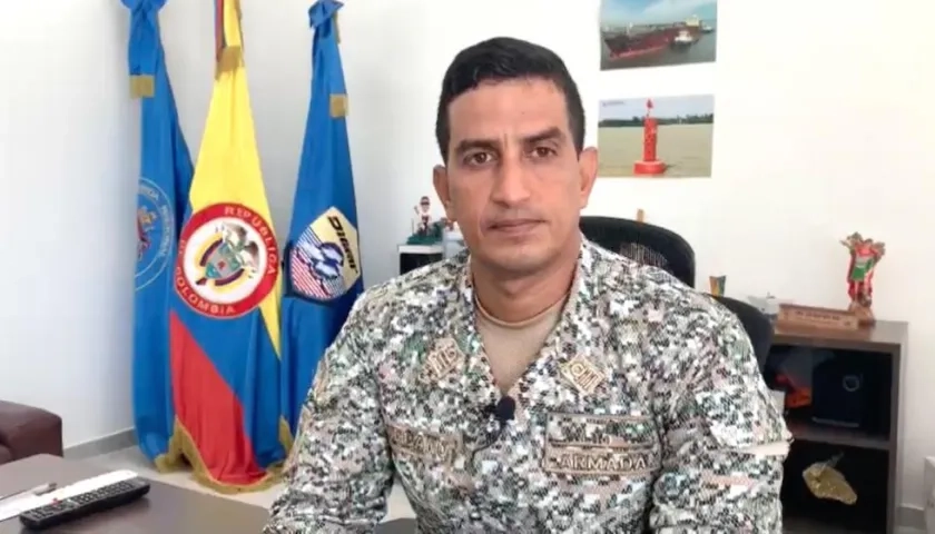 CF Carlos Urbano Montes, Capitán del Puerto de Barranquilla.