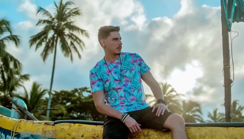 El artista barranquillero Lucas Coast.