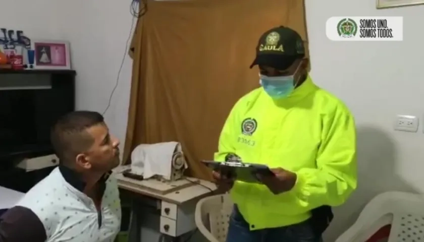 Lucio Petro Galeano, alias 'Mortero'.