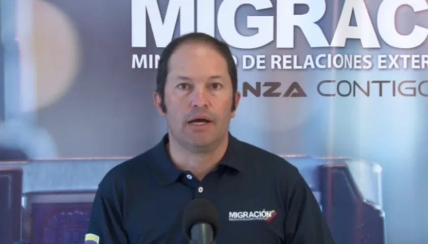 Juan Francisco Espinosa, director de Migración Colombia.