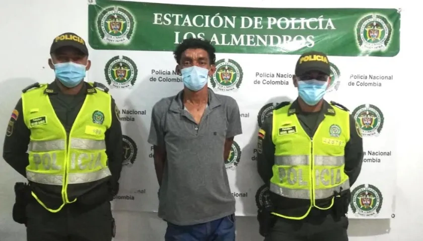 El presunto agresor Jaime Eduardo Morelo Ferrer.