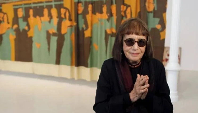 La artista plástica Beatriz González.