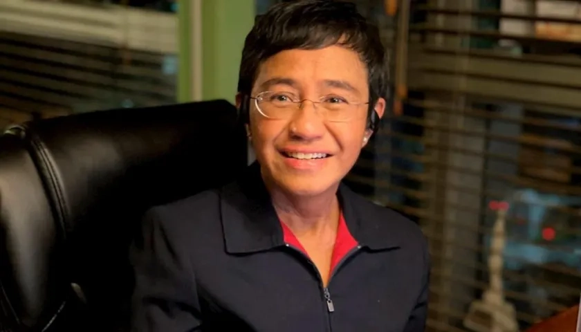 La periodista filipina Maria Ressa.