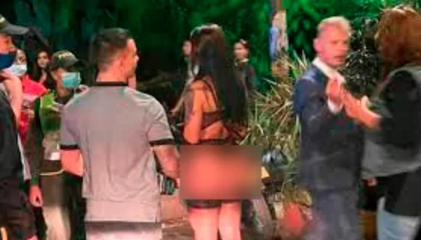 La modelo y el holandés.