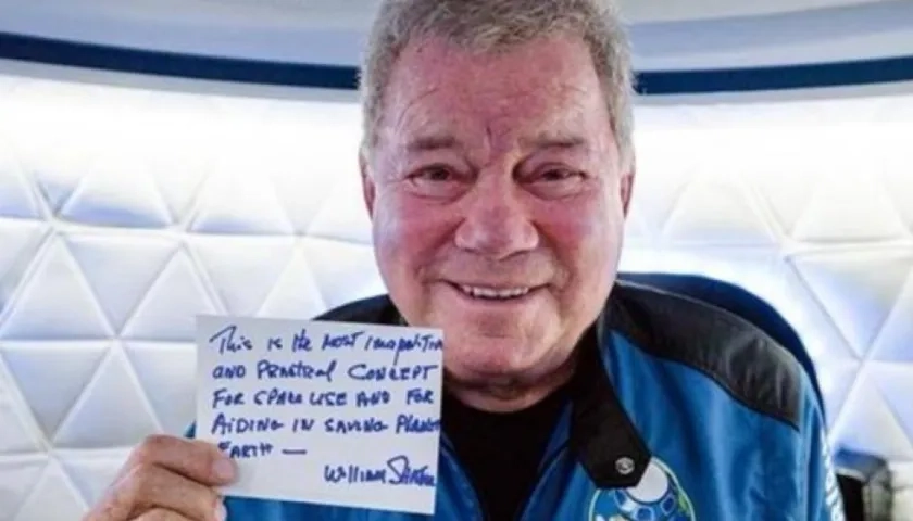 El actor William Shatner.
