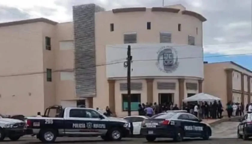 Edificio de los juzgados donde ocurrió el hecho. 