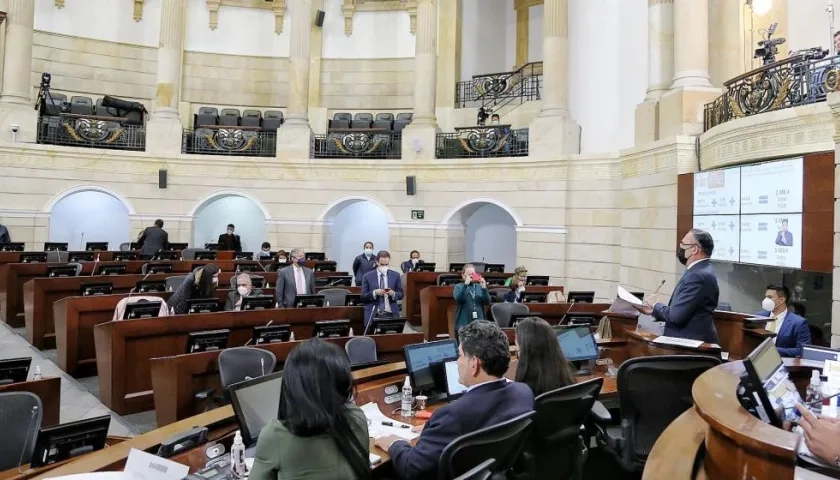 Plenaria del Senado.