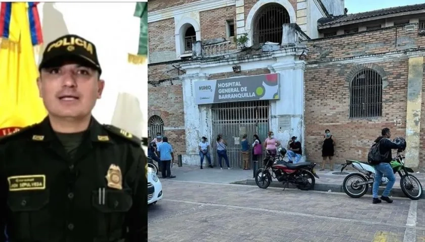 Coronel Jhon Sepúlveda, comandante operativo de la Policía Metripolitana de Barranquilla.