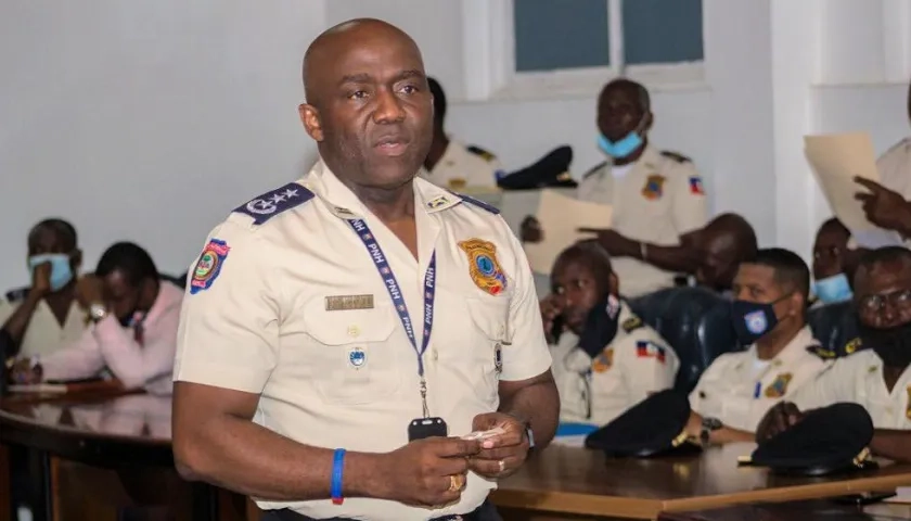 Léon Charles, director general de la Policía Nacional de Haití.